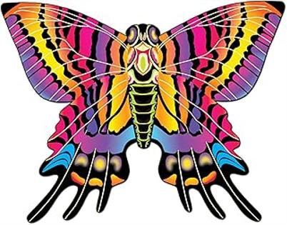 SuperSize 2-D Butterfly Ripstop Nylon Butterfly Kite, 54 Inches Wide