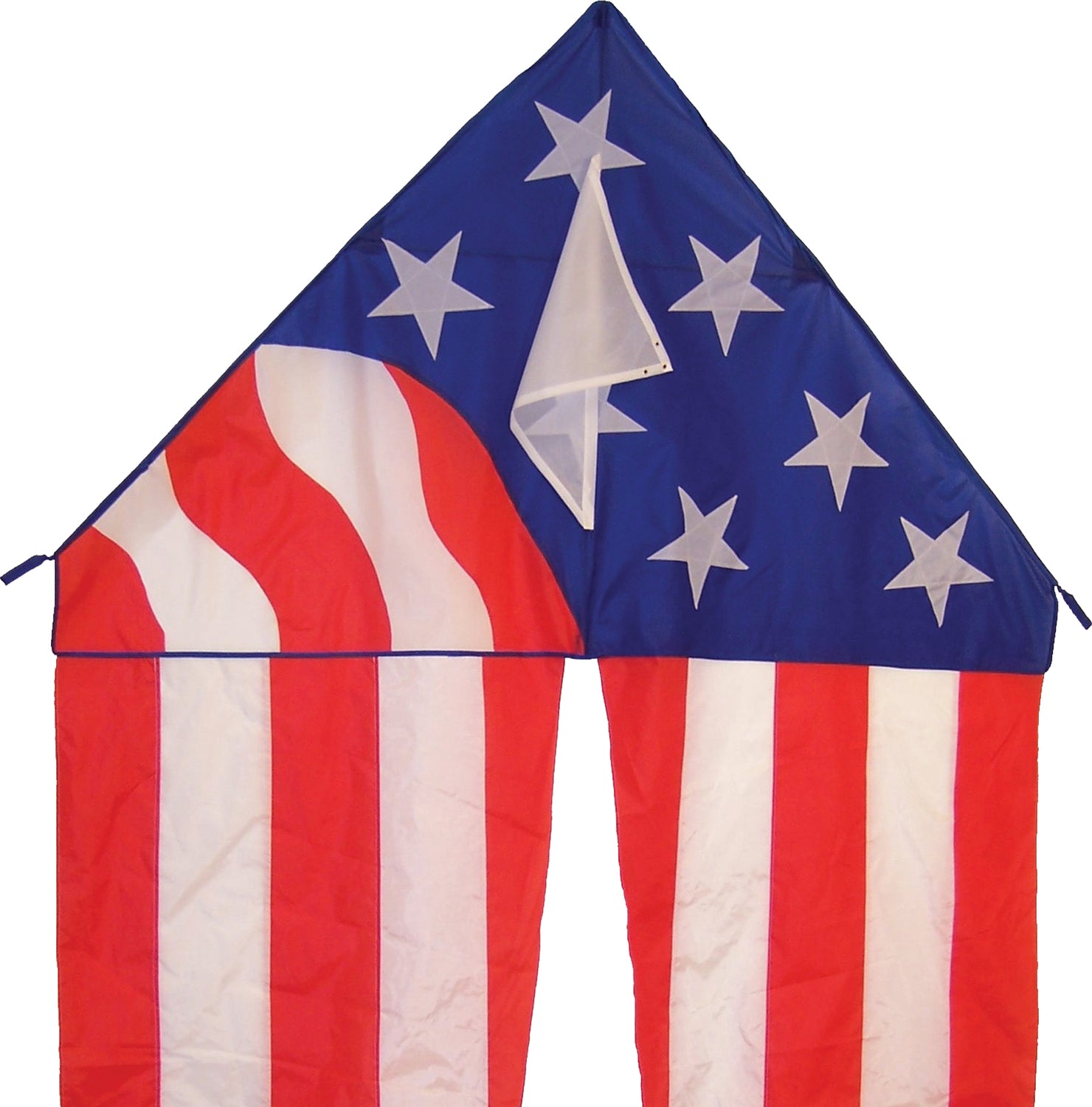 Patriotic 56" Delta with Long Flowing Tails