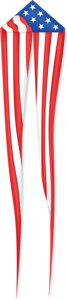 56 In. Delta Kite w/Tails - Patriotic (Bold Innovations)